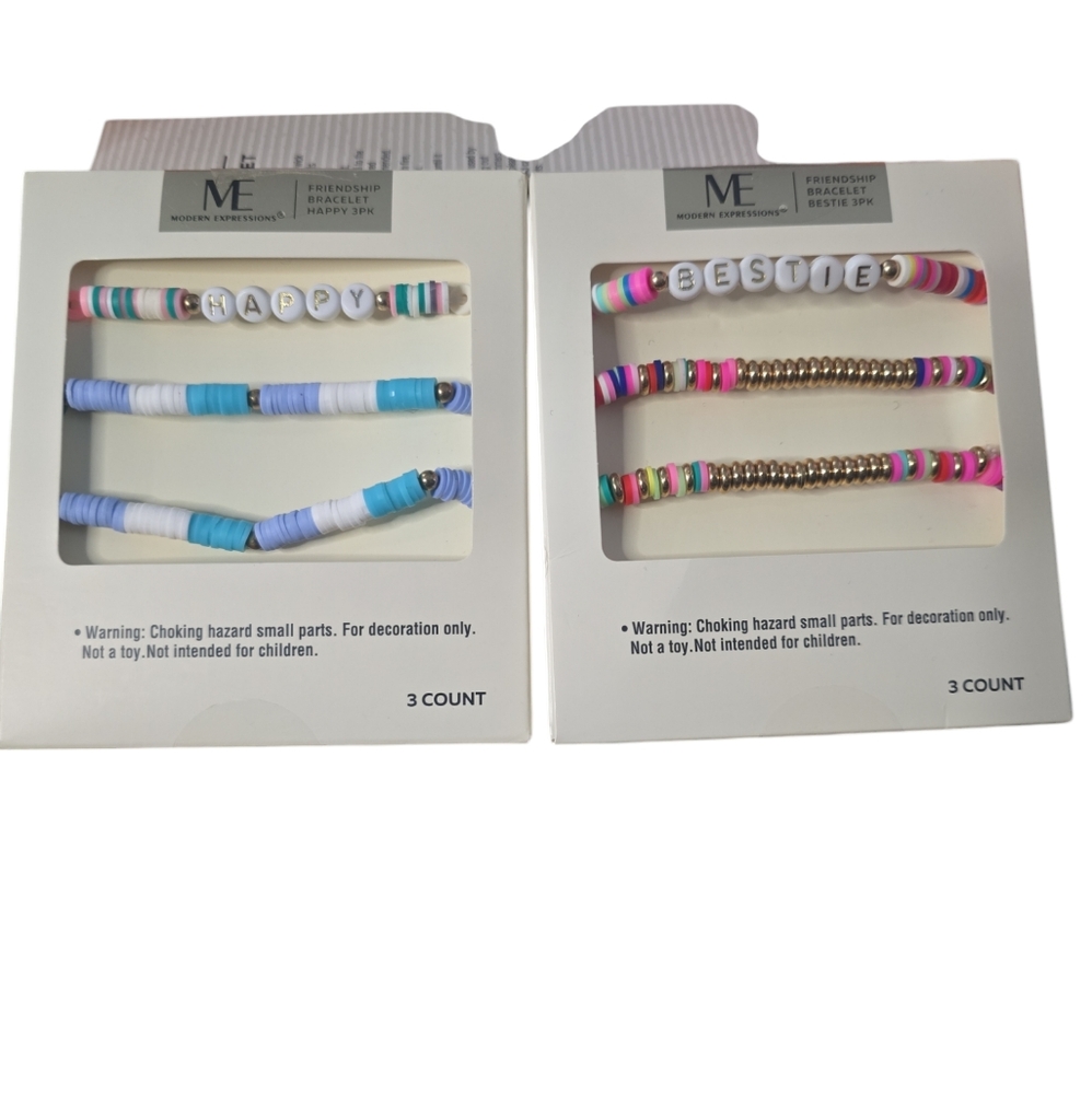6 Friendship Bracelets by Modern Expressions Bundle